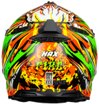 CASCO HAX OFFROAD FREESTYLE VERDE y NEGRO