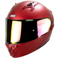 CASCO HAX OBSIDIAN ABATIBLE ROJO CHERRY MATE
