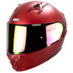 CASCO HAX OBSIDIAN ABATIBLE ROJO CHERRY MATE